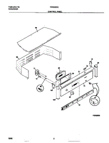 02 - Control Panel parts for Frigidaire Oven FEB500CESB from AppliancePartsPros.com