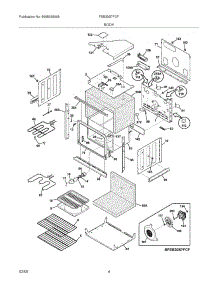 05 - Body parts for Frigidaire Oven FEB30S7FCF from AppliancePartsPros.com