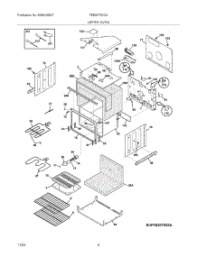 05 - Upper Oven parts for Frigidaire Oven FEB30T5DCA from AppliancePartsPros.com