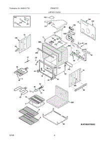 05 - Upper Oven parts for Frigidaire Oven FEB30T5DSD from AppliancePartsPros.com