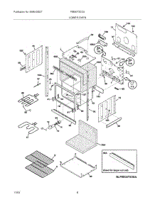 07 - Lower Oven parts for Frigidaire Oven FEB30T5DCA from AppliancePartsPros.com