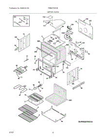 05 - Upper Oven parts for Frigidaire Oven FEB30T5GCB from AppliancePartsPros.com