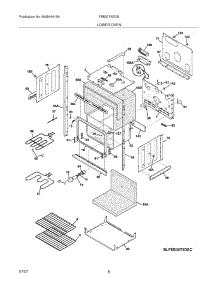 07 - Lower Oven parts for Frigidaire Oven FEB30T5GCB from AppliancePartsPros.com