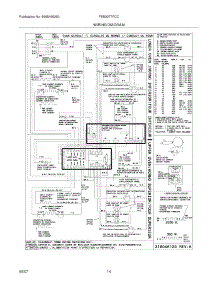 10 - Wiring Diagram parts for Frigidaire Oven FEB30T7FCC from AppliancePartsPros.com