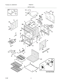05 - Upper Oven parts for Frigidaire Oven FEB30T6DBC from AppliancePartsPros.com