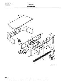 02 - Control Panel parts for Frigidaire Oven FEB500CEBA from AppliancePartsPros.com