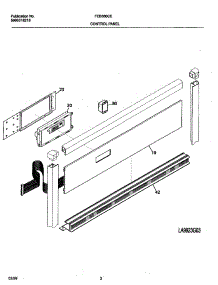 03 - Control Panel parts for Frigidaire Oven FEB386CEBG from AppliancePartsPros.com