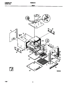 03 - Body parts for Frigidaire Oven FEB500CESC from AppliancePartsPros.com