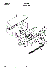 02 - Control Panel parts for Frigidaire Oven FEB500BABG from AppliancePartsPros.com