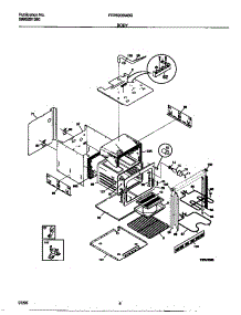 03 - Body parts for Frigidaire Oven FEB500BABG from AppliancePartsPros.com