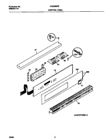 02 - Control Panel parts for Frigidaire Oven FEB398WECD from AppliancePartsPros.com