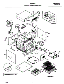 03 - Upper Cavity / Elements parts for Frigidaire Oven FEB398WECD from AppliancePartsPros.com