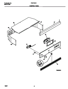 02 - Control Panel parts for Frigidaire Oven FEB702CESC from AppliancePartsPros.com