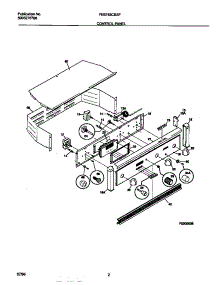 02 - Control Panel parts for Frigidaire Oven FEB755CBSF from AppliancePartsPros.com