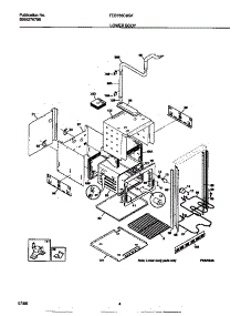 03 - Lower Body parts for Frigidaire Oven FEB755CBSF from AppliancePartsPros.com