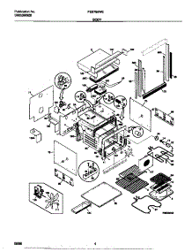 03 - Body parts for Frigidaire Oven FEB789WESB from AppliancePartsPros.com