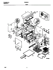 03 - Body parts for Frigidaire Oven FEB789CCTF from AppliancePartsPros.com