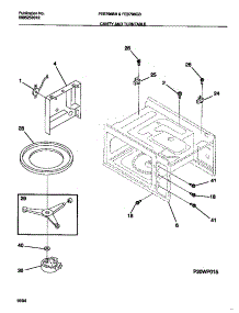 07 - Cavity And Turntable parts for Frigidaire Oven FEB796CBSA from AppliancePartsPros.com