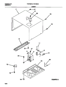 08 - Cabinet parts for Frigidaire Oven FEB796CBSA from AppliancePartsPros.com