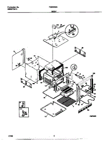 03 - Body parts for Frigidaire Oven FEB500BABF from AppliancePartsPros.com