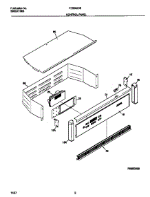 02 - Control Panel parts for Frigidaire Oven FEB556CEBE from AppliancePartsPros.com