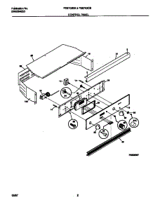 02 - Control Panel parts for Frigidaire Oven FEB702BBBC from AppliancePartsPros.com