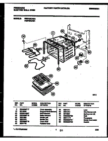 03 - Broiler And Oven Parts parts for Frigidaire Oven FEB702CAS1 from AppliancePartsPros.com