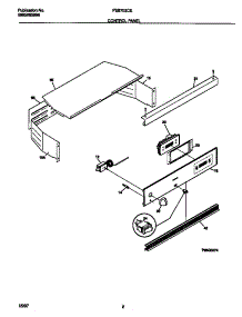 02 - Control Panel parts for Frigidaire Oven FEB702CESA from AppliancePartsPros.com