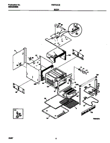 03 - Body parts for Frigidaire Oven FEB702CESA from AppliancePartsPros.com