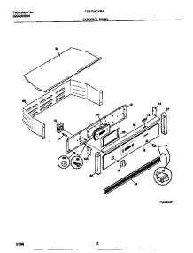 02 - Control Panel parts for Frigidaire Oven FEB703CEBA from AppliancePartsPros.com