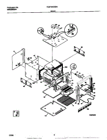 03 - Body parts for Frigidaire Oven FEB703CEBA from AppliancePartsPros.com