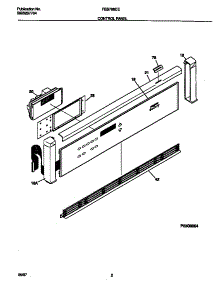 02 - Control Panel parts for Frigidaire Oven FEB786CETC from AppliancePartsPros.com