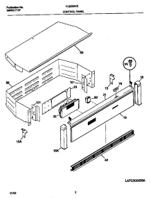 02 - Control Panel parts for Frigidaire Oven FEB556CEBG from AppliancePartsPros.com
