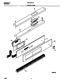 02 - Control Panel parts for Frigidaire Oven FEB789WCCF from AppliancePartsPros.com