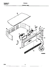 02 - Control Panel parts for Frigidaire Oven FEB755CEBA from AppliancePartsPros.com