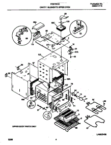 03 - Cavity / Elements Upper Oven parts for Frigidaire Oven FEB755CEBG from AppliancePartsPros.com