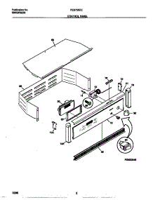 02 - Control Panel parts for Frigidaire Oven FEB755CESB from AppliancePartsPros.com