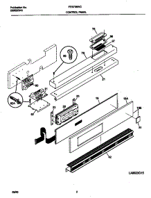02 - Backguard parts for Frigidaire Oven FEB798WCCH from AppliancePartsPros.com