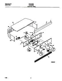 02 - Control Panel parts for Frigidaire Oven FEB702BBBF from AppliancePartsPros.com