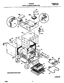 03 - Cavity / Elements Upper Oven parts for Frigidaire Oven FEB755CEBF from AppliancePartsPros.com