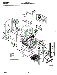 04 - Lower Body parts for Frigidaire Oven FEB798WCCH from AppliancePartsPros.com