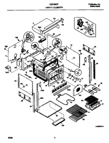 03 - Body parts for Frigidaire Oven FEB786CESG from AppliancePartsPros.com