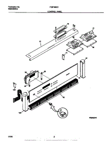 02 - Control Panel parts for Frigidaire Oven FEB798CCBB from AppliancePartsPros.com