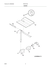 05 - Burner parts for Frigidaire Oven FGB24T3ECE from AppliancePartsPros.com