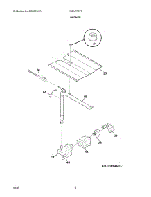 05 - Burner parts for Frigidaire Oven FGB24T3ECF from AppliancePartsPros.com
