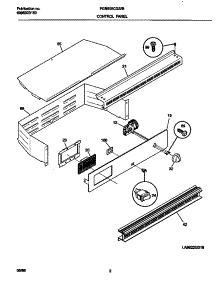 02 - Control Panel parts for Frigidaire Oven FGB500CGSB from AppliancePartsPros.com