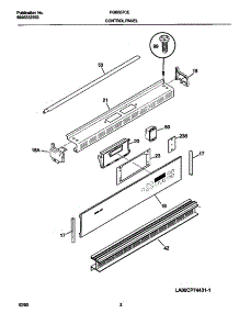 02 - Control Panel parts for Frigidaire Oven FGB557CESD from AppliancePartsPros.com