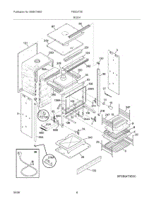07 - Body parts for Frigidaire Oven FGB24T3EBC from AppliancePartsPros.com