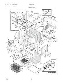 07 - Lower Oven parts for Frigidaire Oven GLEB27M9EBA from AppliancePartsPros.com