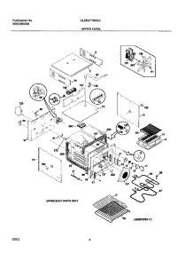 05 - Upper Oven parts for Frigidaire Oven GLEB27T8ASC from AppliancePartsPros.com